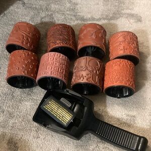 Stamping up, stamping around rollers bundle